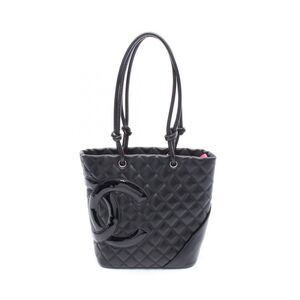 Chanel Cambon Line Small Tote Bag Leather Patent Leather Tote Bag